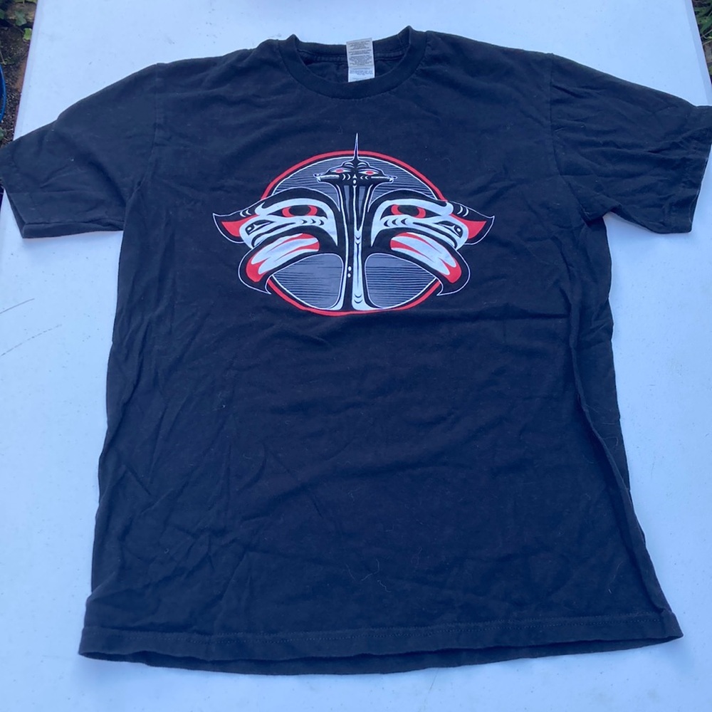 Black Seattle Space Needle T Shirt
